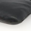 LOEWE Anagram Schoudertas Leer Zwart Zilver Auth BSZ239-9