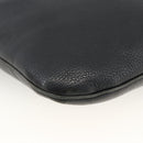 LOEWE Anagram Schoudertas Leer Zwart Zilver Auth BSZ239-14
