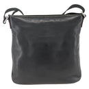 LOEWE Anagram Schoudertas Leer Zwart Zilver Auth BSZ239-2