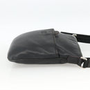 LOEWE Anagram Schoudertas Leer Zwart Zilver Auth BSZ239-4