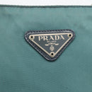 PRADA Schoudertas Nylon Groen Zilver Authentiek BSZ242-18