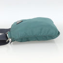 PRADA Schoudertas Nylon Groen Zilver Authentiek BSZ242-3