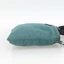 PRADA Schoudertas Nylon Groen Zilver Authentiek BSZ242-4