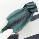 PRADA Schoudertas Nylon Groen Zilver Authentiek BSZ242-6