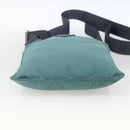 PRADA Schoudertas Nylon Groen Zilver Authentiek BSZ242-5
