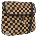 LOUIS VUITTON Damie sovage Gazelle Bag Harako leather Brown M92130 Auth BSZ243-1