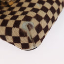 LOUIS VUITTON Damie sovage Gazelle Bag Harako leather Brown M92130 Auth BSZ243-11