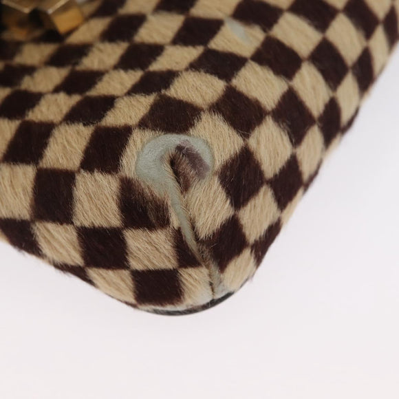 LOUIS VUITTON Damie sovage Gazelle Bag Harako leather Brown M92130 Auth BSZ243