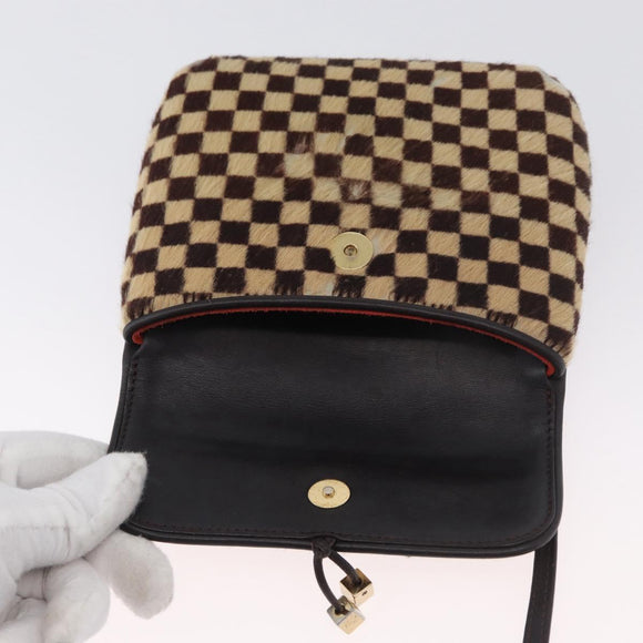 LOUIS VUITTON Damie sovage Gazelle Bag Harako leather Brown M92130 Auth BSZ243
