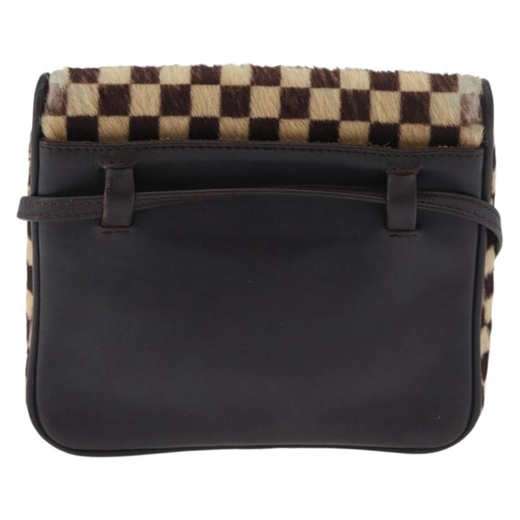 LOUIS VUITTON Damie sovage Gazelle Bag Harako leather Brown M92130 Auth BSZ243