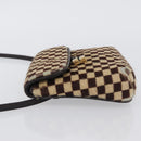 LOUIS VUITTON Damie sovage Gazelle Bag Harako leather Brown M92130 Auth BSZ243-5