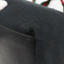 GUCCI GG Canvas Sherry Line Hand Bag Black 131230 Auth BSZ247-12