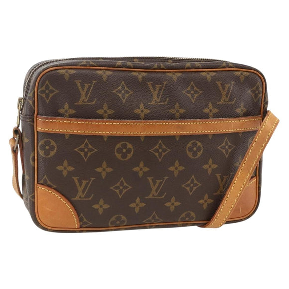 LOUIS VUITTON Monogram Trocadero 27 Umhängetasche M51274 LV Auth BSZ250