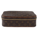 LOUIS VUITTON Monogram Trousse Boite Cosmetic Pouch M47640 LV Auth BSZ251-13