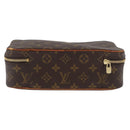 LOUIS VUITTON Monogram Trousse Boite Cosmetic Pouch M47640 LV Auth BSZ251-2