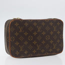 LOUIS VUITTON Monogram Trousse Boite Cosmetic Pouch M47640 LV Auth BSZ251-5