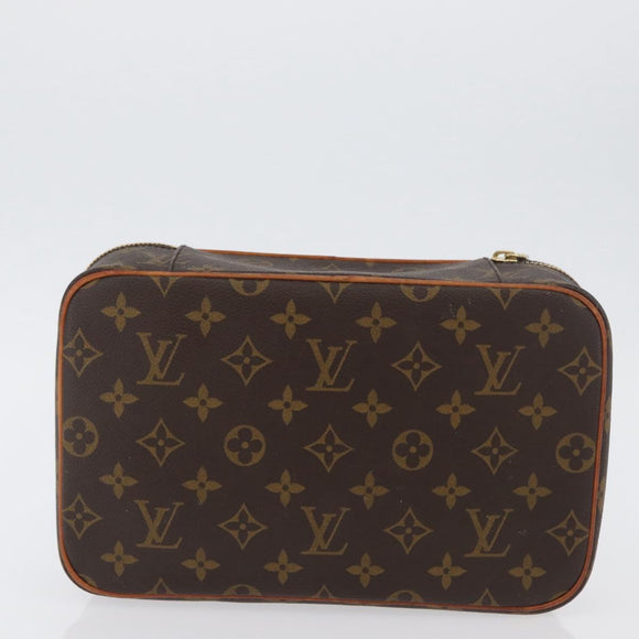 LOUIS VUITTON Monogram Trousse Boite Cosmetic Pouch M47640 LV Auth BSZ251