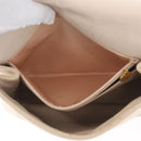 CHANEL Matelasse Chain Hand Bag Lamb Skin Beige Gold CC Auth BSZ256-24