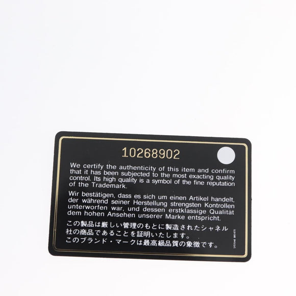 CHANEL New Travel Line Shoulder Bag Nylon Black Gold CC Auth BSZ258