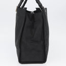 GUCCI GG Canvas Bamboo Hand Bag Nylon Black Silver 002 1010 Auth BSZ259-3