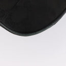 GUCCI GG Canvas Schultertasche mit Plastikkette Schwarz Gold 001 4168 Auth BSZ262-12