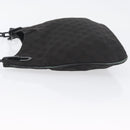GUCCI GG Canvas Schultertasche mit Plastikkette Schwarz Gold 001 4168 Auth BSZ262-5