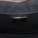 PRADA Canapa GM Handtas Denim 2way Zwart Goud Auth BSZ264-20
