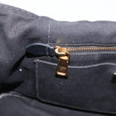 PRADA Canapa GM Handtas Denim 2way Zwart Goud Auth BSZ264-23