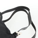 FENDI Zucca Canvas Backpack Black Silver Auth BSZ267V-11