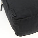 FENDI Zucca Canvas Backpack Black Silver Auth BSZ267V-14
