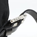 FENDI Zucca Canvas Backpack Black Silver Auth BSZ267V-17