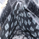 SAINT LAURENT Hand Bag Embossed leather Black Gold Auth BSZ274-17