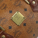 MCM Logogram Vicetos Hand Bag PVC Leather 2way Brown Gold Auth BSZ275-12