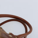 MCM Logogram Vicetos Hand Bag PVC Leather 2way Brown Gold Auth BSZ275-14