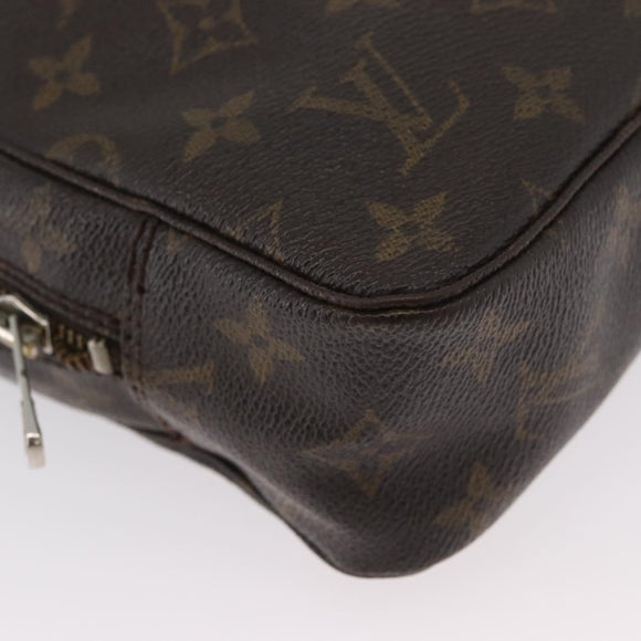 LOUIS VUITTON Monogram Trousse Toilette 23 Clutch Bag M47524 LV Auth BSZ279
