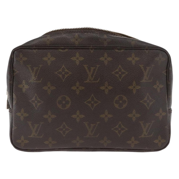 LOUIS VUITTON Monogram Trousse Toilette 23 Clutch Bag M47524 LV Auth BSZ279