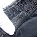 Christian Dior Trotter Canvas Shoulder Bag Black Silver Auth BSZ280SAV-20