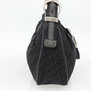 Christian Dior Trotter Canvas Shoulder Bag Black Silver Auth BSZ280SAV-4