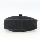 Christian Dior Trotter Canvas Shoulder Bag Black Silver Auth BSZ280SAV-9