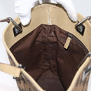 GUCCI GG Canvas Sherry Line Tote Bag Brown Silver 31244 Auth BSZ281-19
