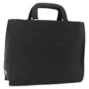 PRADA Hand Bag Nylon Black Silver Auth BSZ285-1