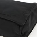 PRADA Hand Bag Nylon Black Silver Auth BSZ285-9
