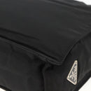 PRADA Hand Bag Nylon Black Silver Auth BSZ285-15