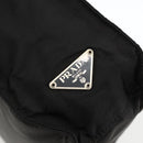 PRADA Hand Bag Nylon Black Silver Auth BSZ285-17