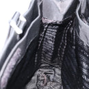 PRADA Hand Bag Nylon Black Silver Auth BSZ285-19