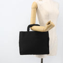 PRADA Hand Bag Nylon Black Silver Auth BSZ285-24