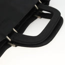 PRADA Hand Bag Nylon Black Silver Auth BSZ285-7