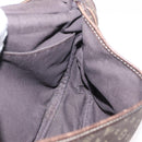 LOUIS VUITTON Monogram Mini Lin SaumurPM Shoulder Bag Brown M95227 Auth BSZ306-27