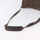 LOUIS VUITTON Monogram Mini Lin SaumurPM Shoulder Bag Brown M95227 Auth BSZ306-7
