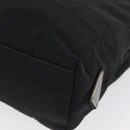PRADA Tote Bag Nylon Black Silver Auth BSZ307-14